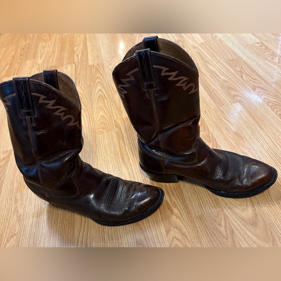 Ariat Men's Brown Leather Western/Cowboy Boots - size 10.5 EE - Picture 6 of 16